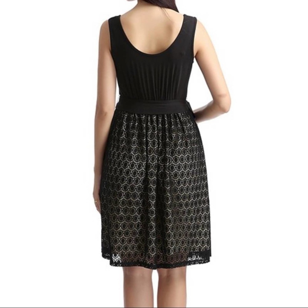 Kimi + Kai Maternity Lace Dress Medium - Picture 2 of 8